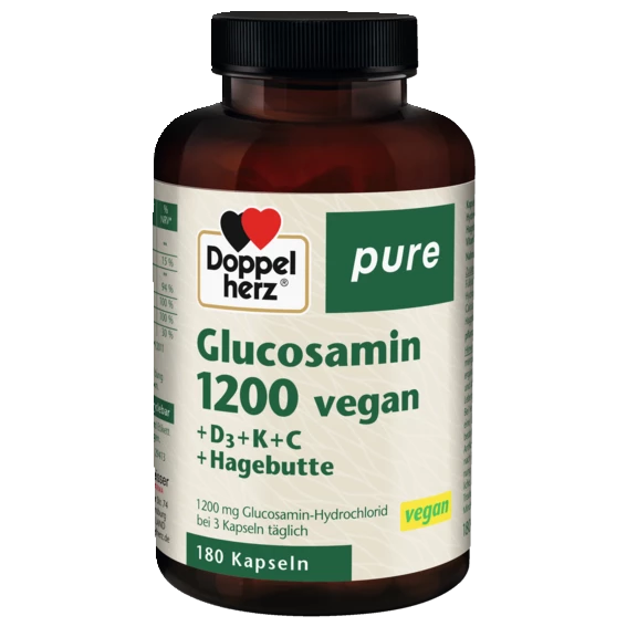 Doppelherz pure Glucosamin 1200 vegan Frontansicht